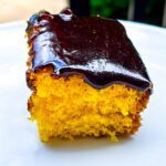 carrot cake on white plate