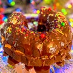 sliced chocolate spiced cake