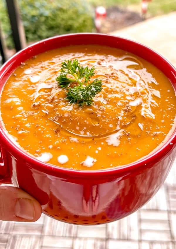 sweet potato and carrot soup