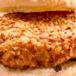 air fryer chicken burger