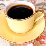 yellow Cup of coffee