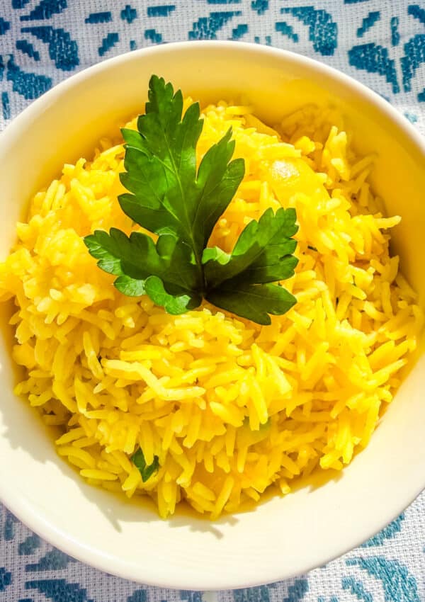 mediterranean yellow rice