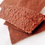 Chocolate quinoa bark pieces