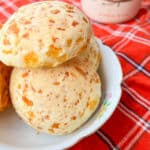 authentic traditional brazilian cheese bread pao de queijo