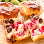 High-Protein Chocolate Berry Muffins