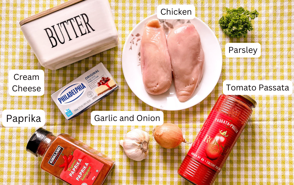 coxinha filling ingredients labelled