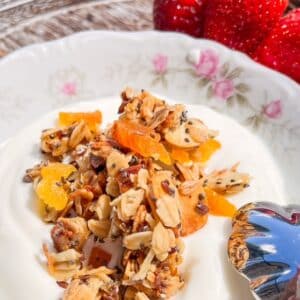 almond and apricot granola