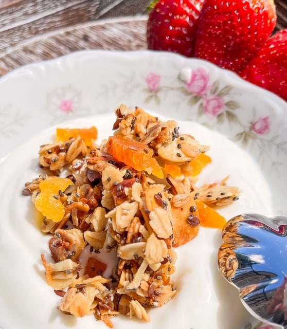 Cozy Almond Granola with Apricots