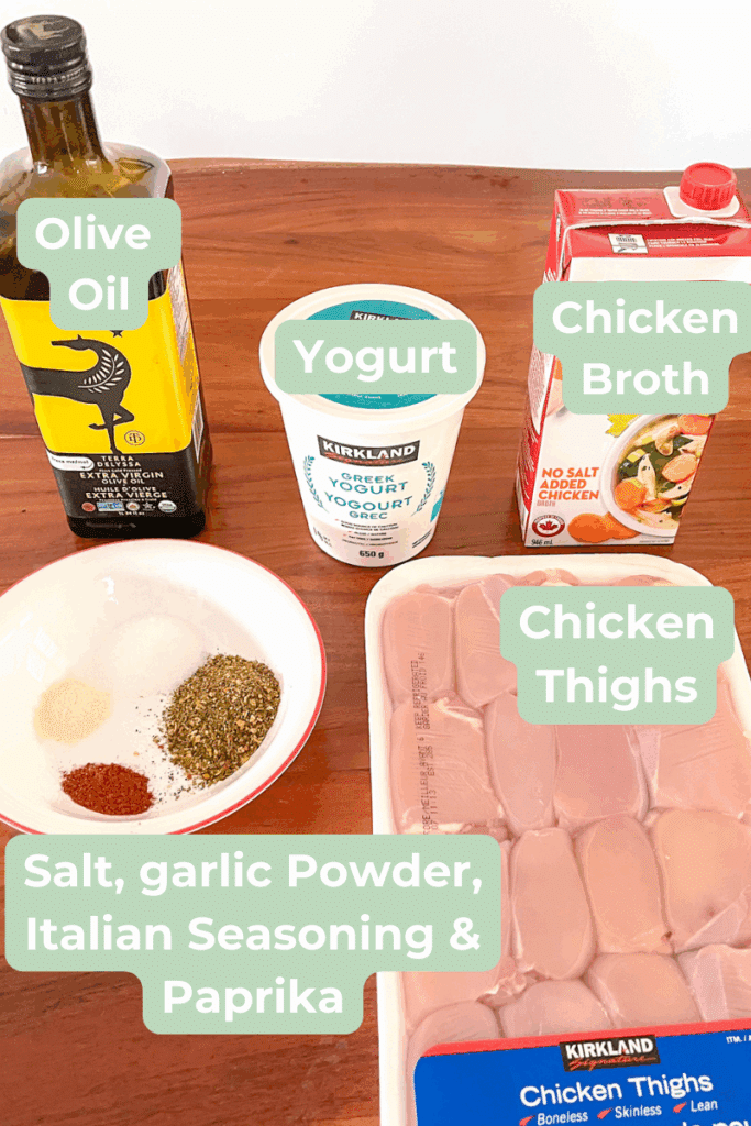 chicken thighs ingredients