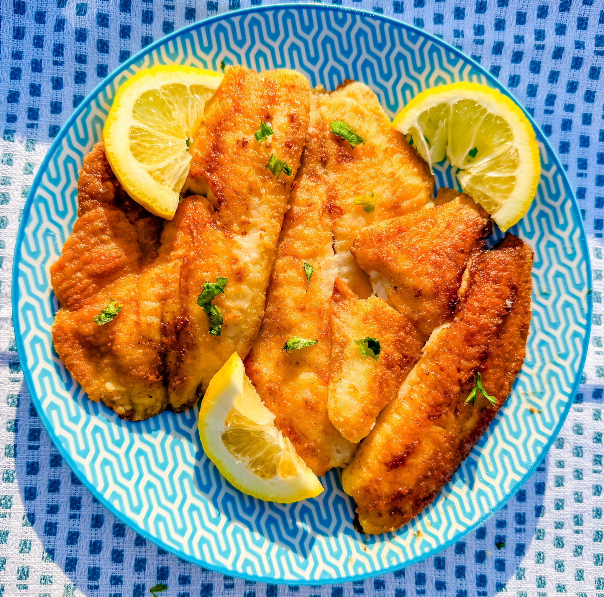 breaded tilapia
