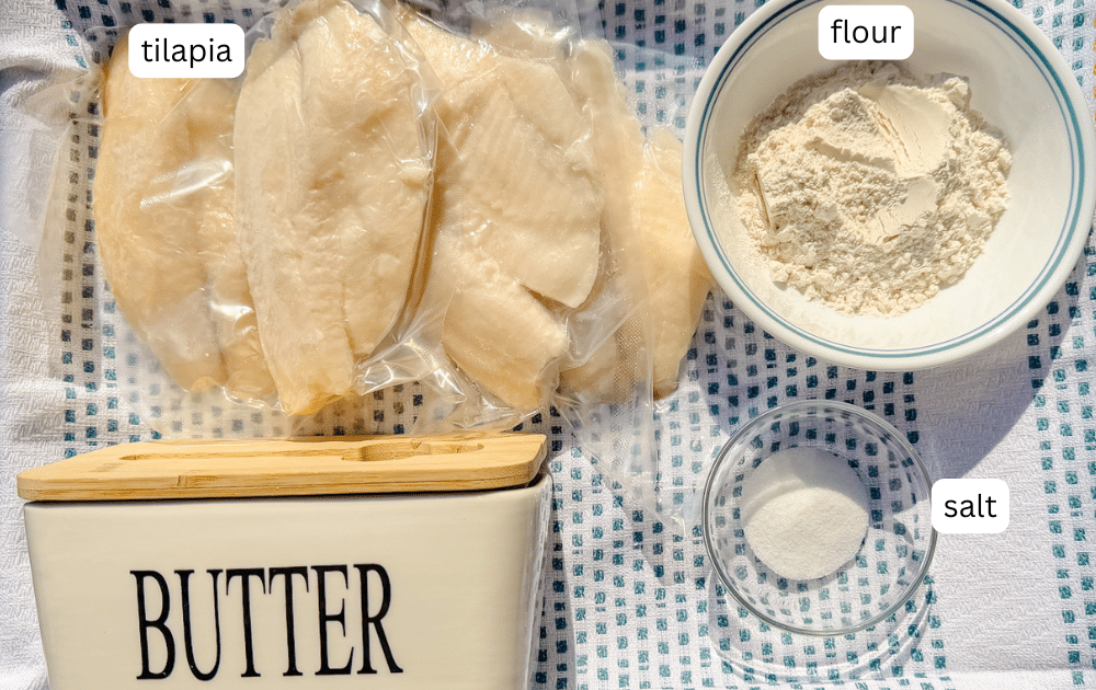 ingredients for pan fried tilapia
