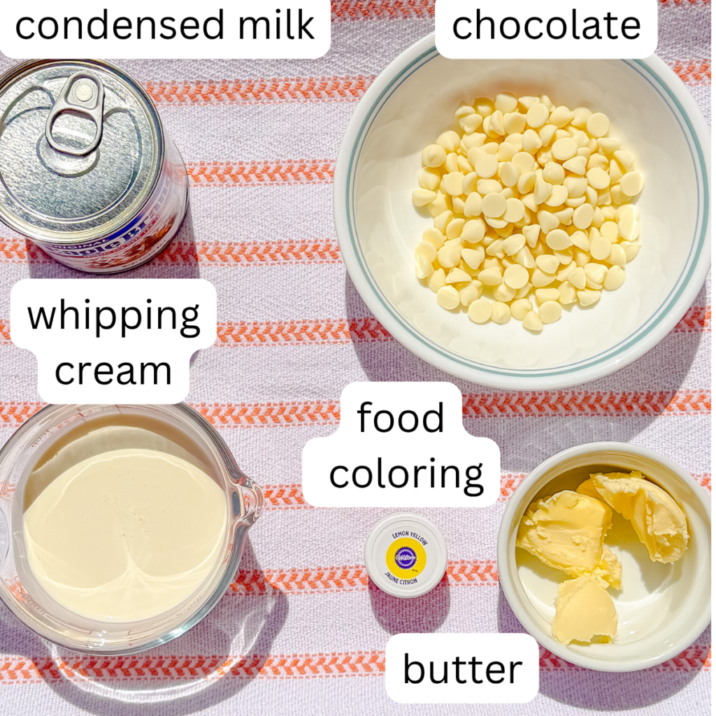 sunflower chocolate cake frosting ingredients