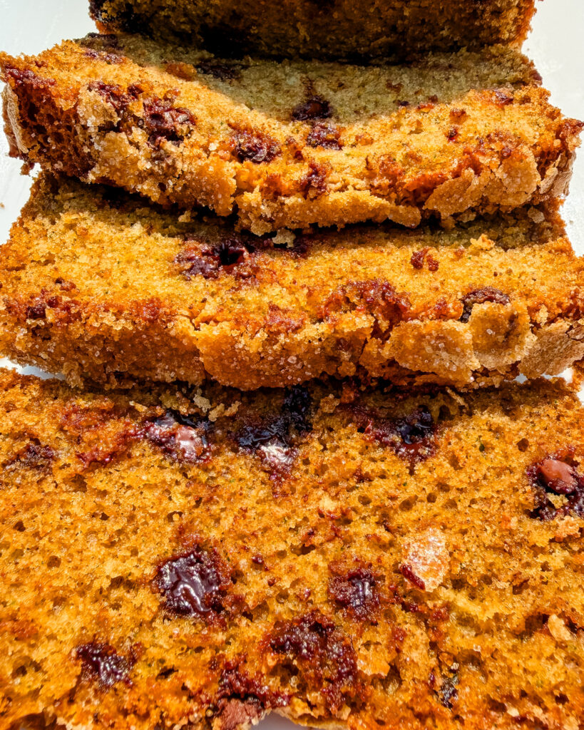 blender chocolate chip zucchini bread