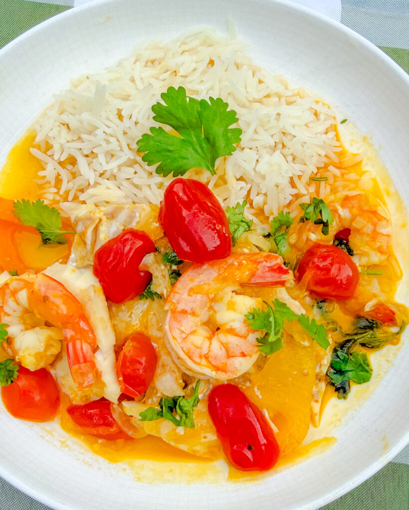 brazilian moqueca top view