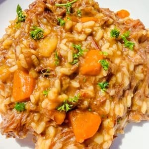 arroz caldoso with butternut squash