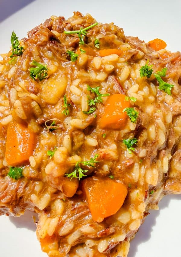 Beef and Rice with Butternut Squash